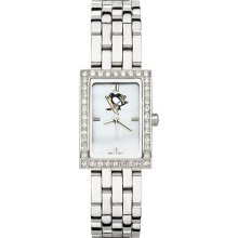 NHL - Pittsburgh Penguins Ladies Allure Watch Stainless Bracelet