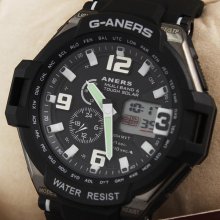 Night Light Fashion Sporty Mens Boys Cool Silicon Wrist Watches Date Trendy Gift