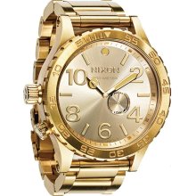 Nixon 51-30 All Gold Watch