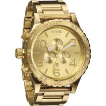 Nixon 51-30 Chrono Watch - All Gold