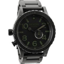 Nixon 51-30 Surplus Matt black Ion-plated Mens Watch A0571042 ...