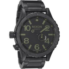 Nixon - 51-30 Tide Watch, Matte Black-Surplus