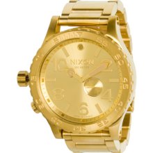 Nixon 51-30 Watch - Men's All Gold, One Size