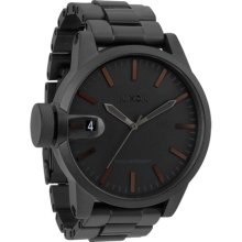 Nixon - Chronicle SS Watch, Matte Black-Dark Tortoise