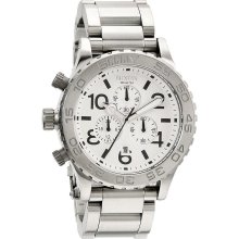 Nixon The 42-40 Chrono Watch in White