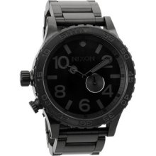 Nixon The 51-30 Tide All Black Watch - Jewelry