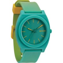 Nixon Time Teller P Watch Yellow/Teal Fade