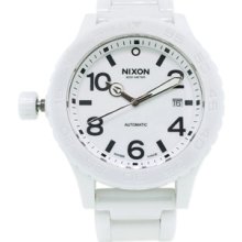 Nixon Watches Men's 42-20 Automatic White Dial Stainless Steel Stainl