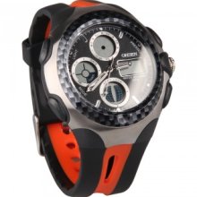 noctilucent multifunction digital sports rubber band wristwatch watch