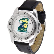 North Carolina Wilmington Seah Sport Leather Band - Men's Watch