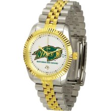 North Dakota State Bison NDSU Mens Steel Executive Watch