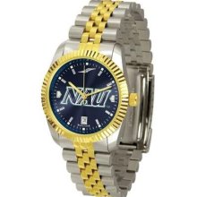 Northern Arizona Lumberjacks Men's Stainless Steel Alumni Dress Watch