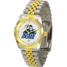 Northern Arizona Lumberjacks NAU Mens Steel Executive Watch