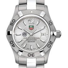 Notre Dame TAG Heuer Watch - Women's Steel Aquaracer