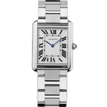 Official Cartier Tank Solo Mens Quartz Watch W5200014