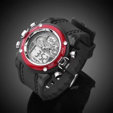 Ohsen Analog & Digital Day-date Alarm Stopwatch Mens Wrist Sport Watch 6 Color