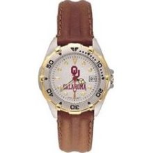 Oklahoma Sooners OU All Star Ladies Leather Strap Watch