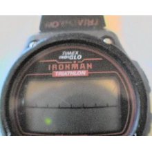 Old Timex Trialthalon Lcd Chrono Watch