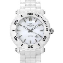 Oniss On8110-l Swiss Movement Ladies Watch White Case 01471348