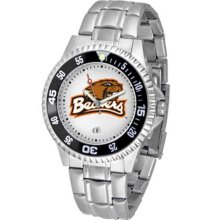 Oregon State Beavers OSU Mens Steel Bandwrist Watch