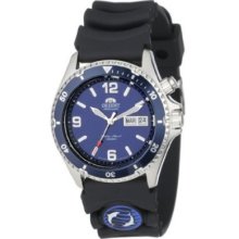 Orient Men's Cem65005d 'blue Mako' Automatic Rubber Strap Dive Watch