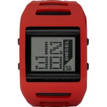 Original Diesel Dz7226 5 Unique Time Display Designs Red Unisex Watch