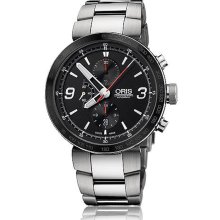 Oris Williams F1 wrist watches: Oris Tt1 Chronograph Black 01 674 7659