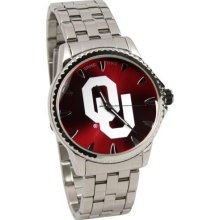 OU Sooners wrist watch : Oklahoma Sooners Manager Stainless Steel Watch