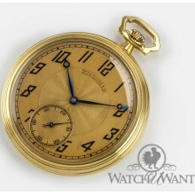 Patek Philippe 18k Pocket Watch - 'George B. Lautz Jr.' - Ref. 65495