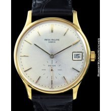 Patek Philippe Vintage Calatrava Beyer 3514 Automatic 18k Box Papers 1967