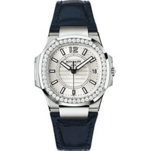 Patek Philippe Women's Nautilus White Dial Watch 7010G-001