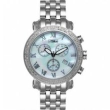 Pearl Dial Classic 3.50ct Diamond Joe Rodeo Watch