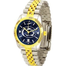 Penn State Nittany Lions Executive Blue AnoChrome Two-Tone Steel Mens Watch