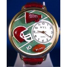 Personalized Football Unisex Watch - Gold (WHW-G-0820009-G)