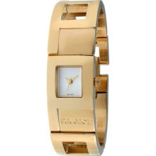 Peugeot Women's Goldtone Cuff Watch (Gold-Tone Cuff Watch)