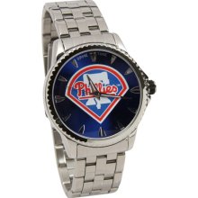 Philadelphia Phillies watches : Philadelphia Phillies Manager Stainless Steel Watch