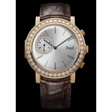 Piaget Altiplano Double Jeu 43mm Pink Gold Diamond Watch G0A32151