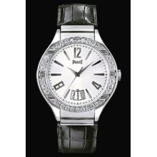 Piaget Polo 43mm White Gold Diamond Watch G0A31159