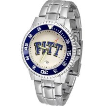 Pittsburgh Panthers wrist watch : Pittsburgh Panthers Men's Stainless Steel Competitor Sport Watch