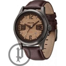 Police Men's Lancer Brown Leather Strap 13453JSU/61 Watch