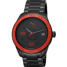 PU102971002 Puma Slice Black Red Watch