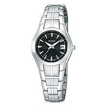 Pulsar Bracelet Collection Date Window Black Dial Women's watch