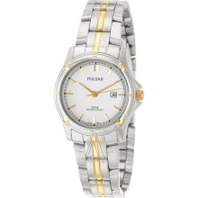 Pulsar Pxt816x Ladies White Dial Watch