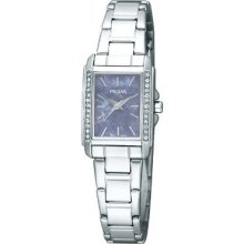 Pulsar Women's Pc3247 Dress Crystal Semi-precious Dial Watch