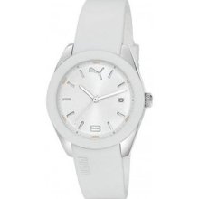 Puma Grip 3HD - S White women's watch #PU102712005