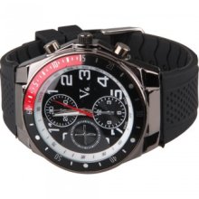 quartz movement sports rubber band wristwatch wrist watch fashion