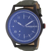 Quiksilver Admiral Canvas Men's Quartz Watch With Multicolour Dial Analogue Display And Multicolour Fabric And Canvas Bracelet M164lwaarm719t