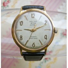 Rare Soviet Russia wrist watch Poljot De Luxe automatic.