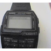 Rare Unique Casio Databank Lcd Calculator Watch Runs