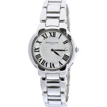 Raymond Weil Women's Jasmine Stainless Steel Bracelet Silver Dial Date Watch 52